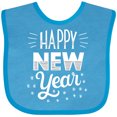 thumbnail image 3 of Inktastic Happy New Year in Hand Lettering Boys or Girls Baby Bib, 3 of 4