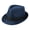 Navy, variant on 1920s Fedora Hats for Men Women with Short Brim Unisex Hat Panama Cap Party Accessory