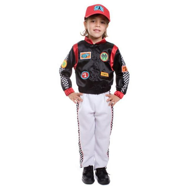 Dress Up America Pilote de Voiture de Course - Taille Enfant T4