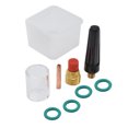 2024 8Pcs TIG Welding Torch Kit Gas Lens Heat Resistance Glass Cup