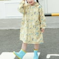 thumbnail image 5 of 2DXuixsh Toddler Jacket Raincoat Children Rain Gear Girl Boy Children Kindergarten School Simple Comes with Storage Bag Reflective Suitable for School Bags Yellow Size Xl, 5 of 6