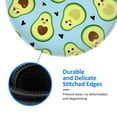 thumbnail image 5 of Disketp Avocado And Hearts Small Mouse Pad 7.9x7.9 Inches,Washable Round Mousepad For Office Laptop Computer,Non-Slip Rubber Base Mouse Pads For Wireless Mouse, 5 of 9