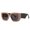 Brown Black, variant on Retro Vintage Sunglasses with UV400 Protection, Resin Lenses, and Plastic Metal Frame for Timeless Style