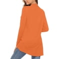 thumbnail image 4 of Womens Long Sleeve Knit Cardigan Sweaters Thin Cardigan for Women, Open Front Cardigan for Women, Long Cardigan Sweaters for Women, Fall Outfits for Women Multicolor M, 4 of 4