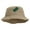 Khaki, variant on Lucky Coins Embroidered Pigment Dyed Bucket Hat - Khaki OSFM