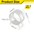 thumbnail image 2 of 12Pcs 19mm Spring Band Action Fuel/Silicone Vacuum Pipe Clamp, Silver, 2 of 6