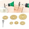 thumbnail image 1 of Lame de Scie HSS, Ensemble de 7 Pcs Mini Lame de Scie Ultra Fine Portable Haute Dureté pour PVC, 1 of 7