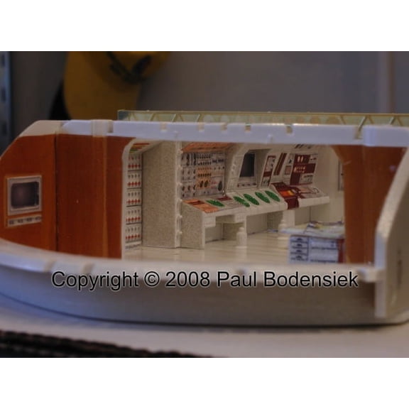 Voyage To The Bottom Of The Sea - Seaview Interior Decals Moebius 1/128 scale (PGX110)