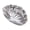 Silver, variant on NANMELX Stylish Shell Soap Holder Smooth Ceramic Construction Slanted Drying Rack