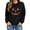 Black, variant on Dpjklzsn Women’s Halloween Pumpkin Sweatshirt, Glitter Jack O Lantern Graphic Crewneck Pullover, Long Sleeve Fall Casual Sweatshirt Top