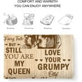 thumbnail image 5 of Gift for Wife from Husband to My Wife Blanket Wedding Anniversary Romantic Gifts for Wife Birthday Christmas Valentine's Mother's Day Healing Thoughts Blanket Presents for Her, 5 of 5