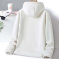 thumbnail image 4 of Xudanell Men Hoodies Casual Winter Hoodies for Men with Pockets Full Zip up Long Sleeve Sweatshirt Sports Hooded Jacket (White,XXL), 4 of 6