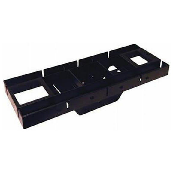 Gibraltar Mailboxes Black Polymer Mounting Board, 17 in., UV Resistant