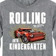 thumbnail image 3 of Hot Wheels - Rolling Into Kindergarten - Youth Long Sleeve Graphic T-Shirt, 3 of 5