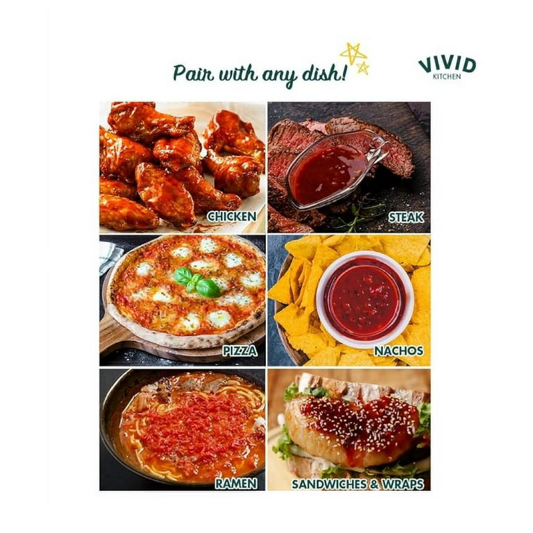 VIVID KITCHEN | Korean Fusion Sauces - Fire Hot Sauce, Kimchi