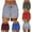 Blue, variant on Gspmoly Shorts Women, Summer Shorts for Women Casual Loose Comfy Elastic Waist Yoga Athletic Short Pants Trendy Beach Shorts Plus Size Shorts for Women Prime Deals Red L