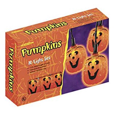 UPC 047275076439 product image for PUMPKIN LIGHT SET 10 CT | upcitemdb.com