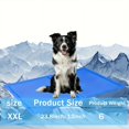 thumbnail image 4 of QJUHUNG Coussin en Gel Rafraîchissant pour Chiens - Coussin Glacé pour Animaux Non Électrique avec Technologie de Gel Rafraîchissant, Lit d'Été en Plastique Durable pour Petites Races, Soulagement de la Chaleur Estival Fait Maison pour Chenils et Usage Domestique K, 4 of 7