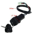 thumbnail image 6 of 4 Wire Ignition Key Barrel Switch, 50cc 70cc 90cc Engine Start Replacement Male Plug Ignition Switch, Fit for Dirt Bike Pocket Bike ,ATV, 6 of 8