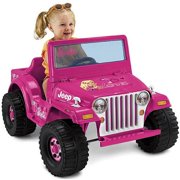 Fisher Price Power Wheels Barbie Jeep Ride-On Pink
