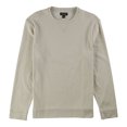 thumbnail image 1 of Tasso Elba Chandail en Molleton Ras du Cou pour Hommes, Beige, Petit, 1 of 1