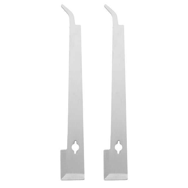 KAKOWELY hive tool 2Pcs Stainless Steel Hive Scraper Tool Handheld Hive Hand Tool Beekeeper Tool Multi-Function Hive Tool11.3"X1.77"X0.08"