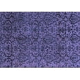 thumbnail image 1 of Ahgly Company Machine Washable Indoor Rectangle Oriental Blue Modern Area Rugs, 2' x 4', 1 of 4