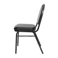 thumbnail image 2 of Hampden Furnishings Celia Collection Vinyl Banquet Chair, Black, Pack of 2, 2 of 4