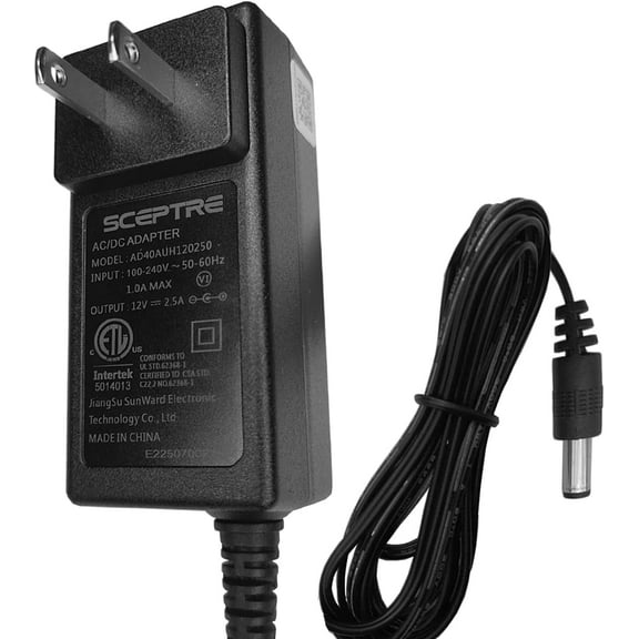 OEM UL 12V AC/DC Adapter Compatible for C-omfier CF-2401 CF-2606 CF-2606MC CF-2206 Shiatsu Back MasS-ager Massage Chair Pad Seat Cushion w/Heat DC12V 2A 12.0V 2.0A Power Supply Cord Cable Charger PSU