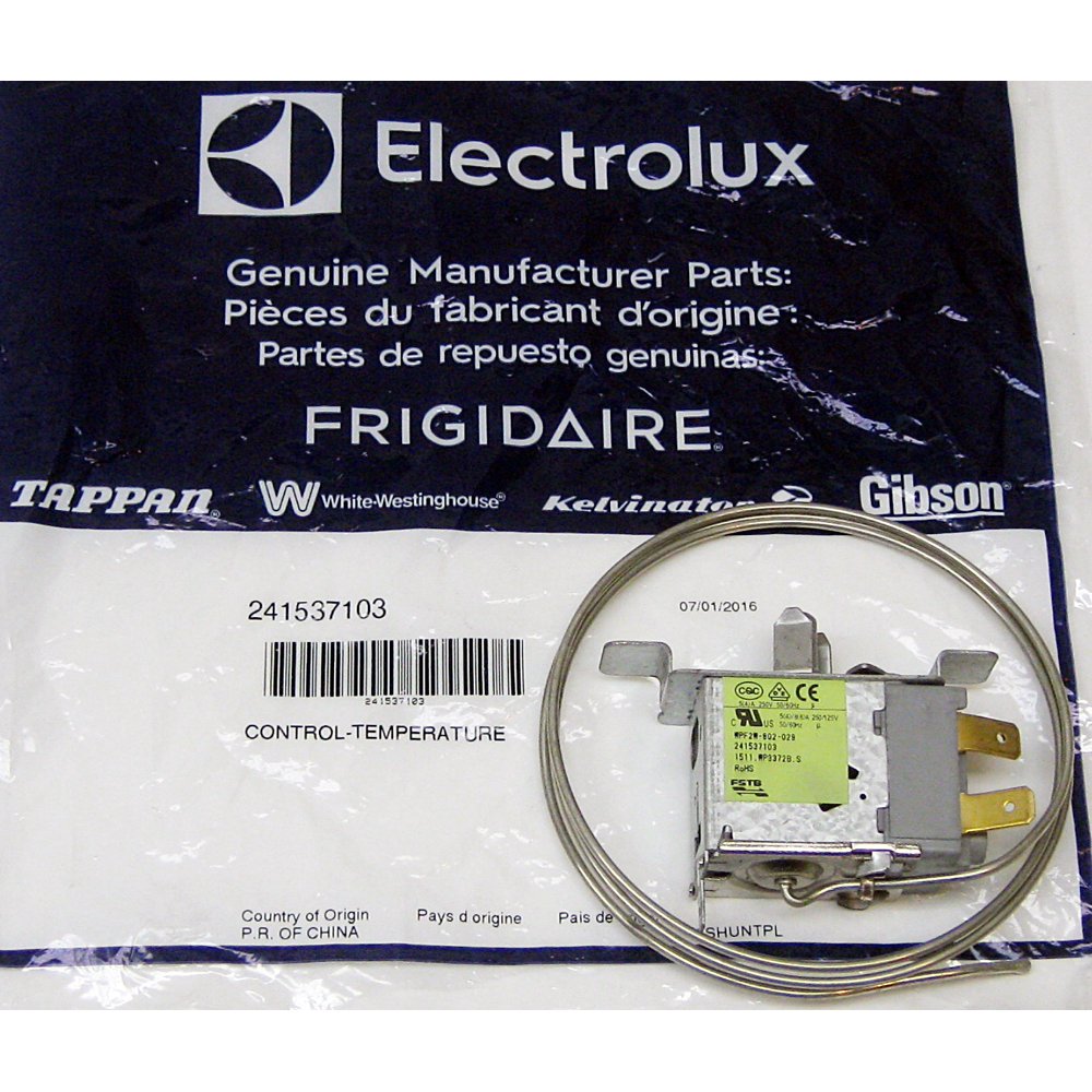 Refrigerator Temperature Thermostat Control Electrolux 241537103