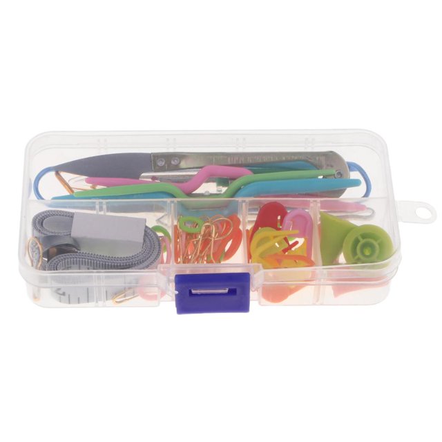 1 juego de herramientas básicas de costura pa tejer y , accesorio de costura DIY, sustros con cinta métrica, alfileres de Zulema Kits de costura de punto
