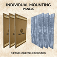 thumbnail image 6 of Barn Walls Solid Wood Headboard, Queen Size Blue Stonewash, 6 of 9
