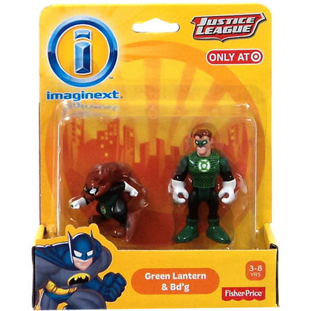 DC Super Friends Imaginext Green Lantern & Bd'g Mini