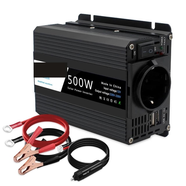 Modified Sine Wave Micro Car Inverter 12V 220 Sine Wave 12V To 5V Converter AC Voltage With Dual USB Charger For Phone Tablet Notebook ,Safety