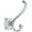 Silver, variant on Deltana CAHH35U26 Heavy Duty; Coat & Hat Hook; Bright Chrome Finish