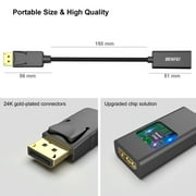 BENFEI 4K DisplayPort to HDMI Adapter, Uni-Directional DP 1.2 Computer to HDMI 1.4 Screen Gold-Plated DP Display Port to HDMI Adapter (Male to Female) Compatible with Lenovo Dell HP and Other Passive