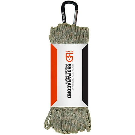 UPC: 0021563806908 | Gear Aid 550 Paracord 100 ft. Utility Line – Sage/Tan