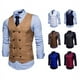 thumbnail image 1 of Chaleco de traje casual de doble botonadura para hombre, chaleco de moda de talla europea para hombre, 1 of 5