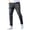 Black, variant on Men's Slim Fit Skinny Jeans Distressed Moto Biker Denim Pants Hip Hop Stretch Straight Leg Flex Waist,Blue S