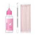 thumbnail image 1 of Pisexur Belleza Maquillaje Presse-Nagel-Klemme Nagellack-Entferner Falsche Nagel Druck Nagel Entfernen Nagelspitzen Gel persistente Solución para eliminar uñas en gel 15 mlpara mujeres y hombres, 1 of 9