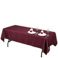 thumbnail image 4 of Balsa Circle 60" x 102" Polyester Rectangular Tablecloth Burgundy, 4 of 9