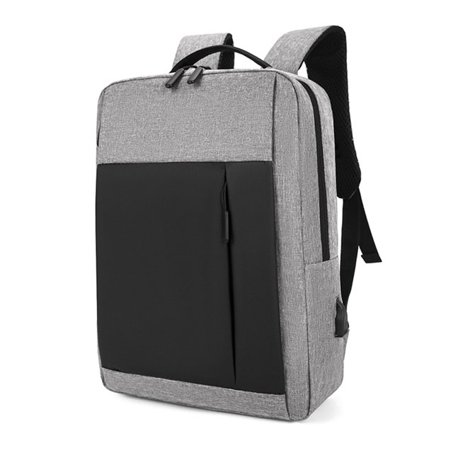 Graflsoa Stylish 15.6-Inch Waterproof Laptop Backpack with USB Charging Port, Multi-Pocket Design, and Ergonomic Shoulder Straps for Comfortable Travel