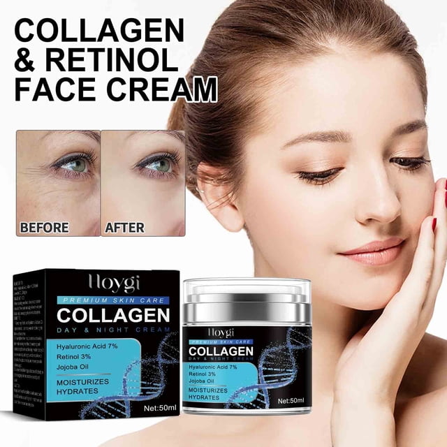 Cremas y humectantes Crema facial reafirmante Cuidado de la piel de día y de noche con ácido hialurónico Crema hidratante nutritiva 50 ml