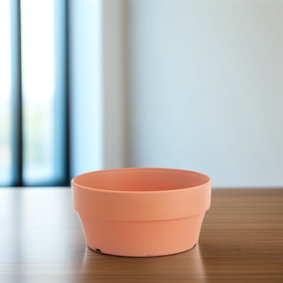 Tineasur Succulents Planter Pot Imitation Clay Plastic Khaki 4Pack