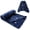 Navy Astrology, variant on Catalonia Flannel Hooded Wearable Blanket Poncho with Pockets for Adults