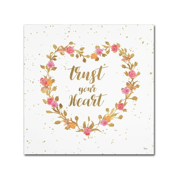 Say it Simply II' Canvas Art by Veronique Charron