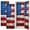 Color 2, variant on Patriotic 2 Pcs School Locker Magnetic Wallpaper 12" x 36" Patriotic Stars Stripes Abstract Paint Splatter Red White Blue Reusable Removable Locker Accessories Back to School Supplies for Classroom
