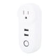 thumbnail image 2 of Toma de corriente inteligente WiFi con puerto USB compatible con control de voz enchufe estadounidense 100-240V, 2 of 5