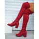 thumbnail image 3 of Women's Fashionable Black Synthetic Suede Stretchy Sock Boots, 3 of 4
