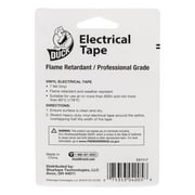 Duck Professional Vinyl Electrical Tape, 0.75 in. x 66 ft., Black